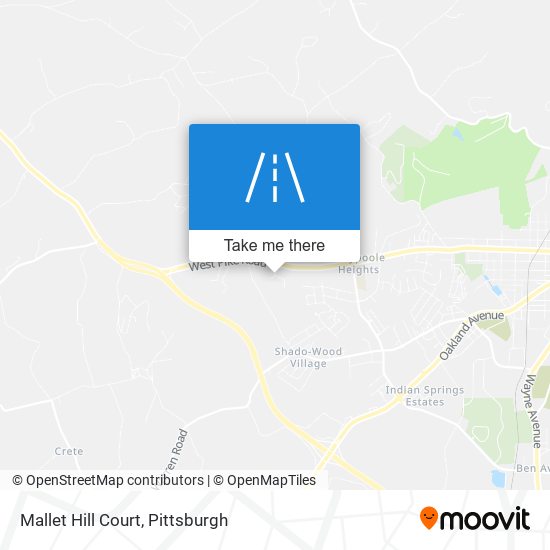 Mallet Hill Court map