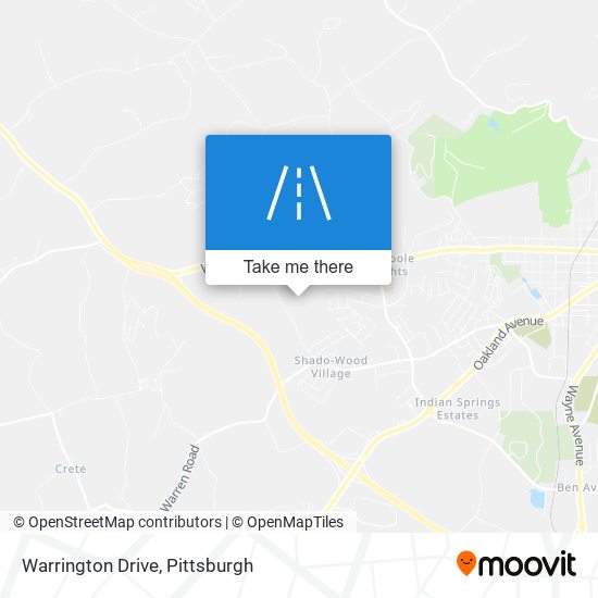 Mapa de Warrington Drive