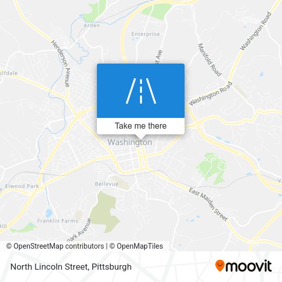 North Lincoln Street map