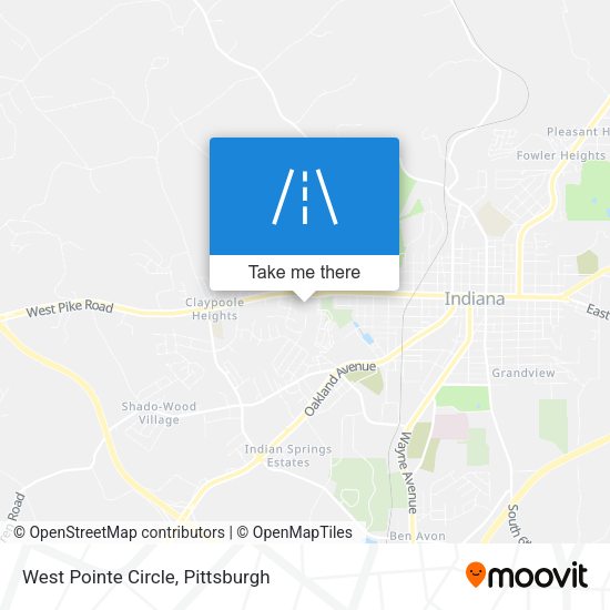 West Pointe Circle map