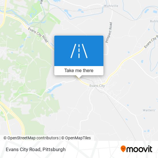 Mapa de Evans City Road