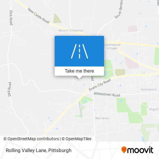 Mapa de Rolling Valley Lane