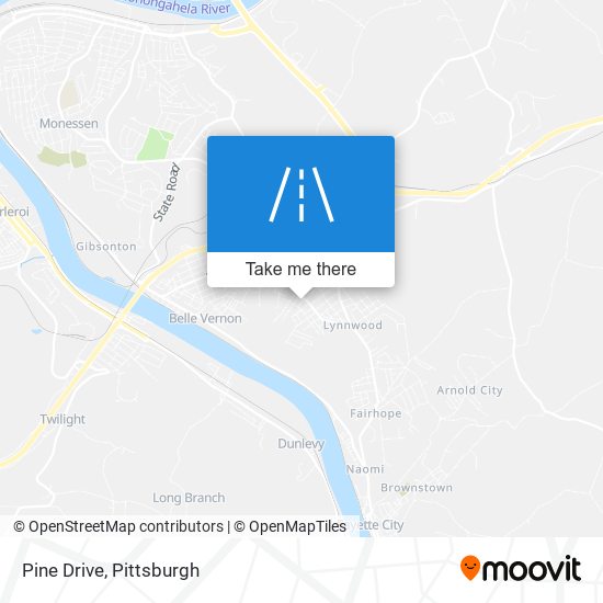 Pine Drive map