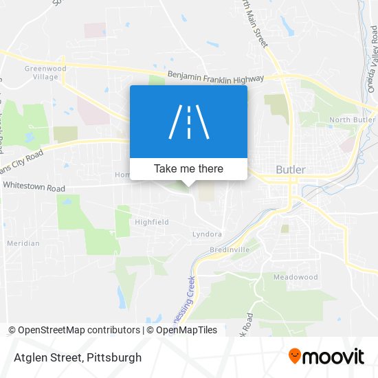 Atglen Street map