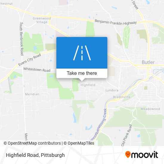 Mapa de Highfield Road