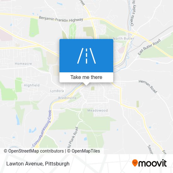 Mapa de Lawton Avenue