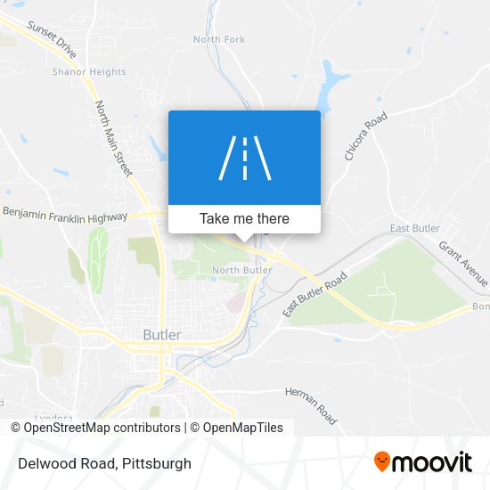 Mapa de Delwood Road