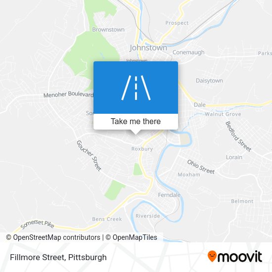 Fillmore Street map