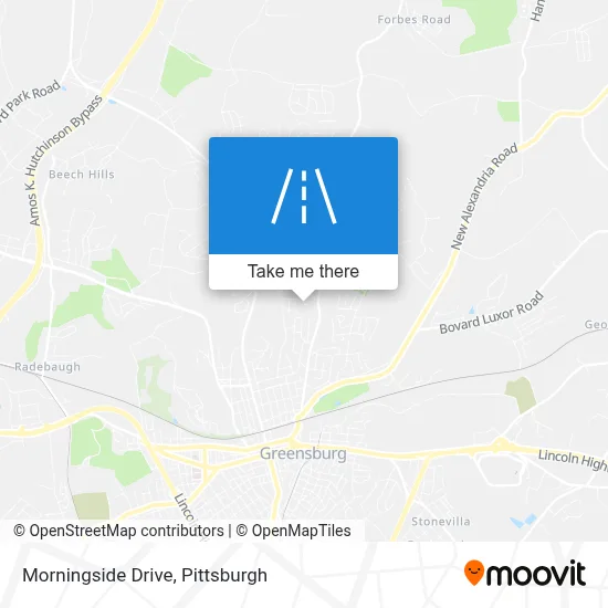Morningside Drive map