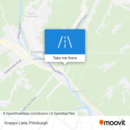 Krepps Lane map