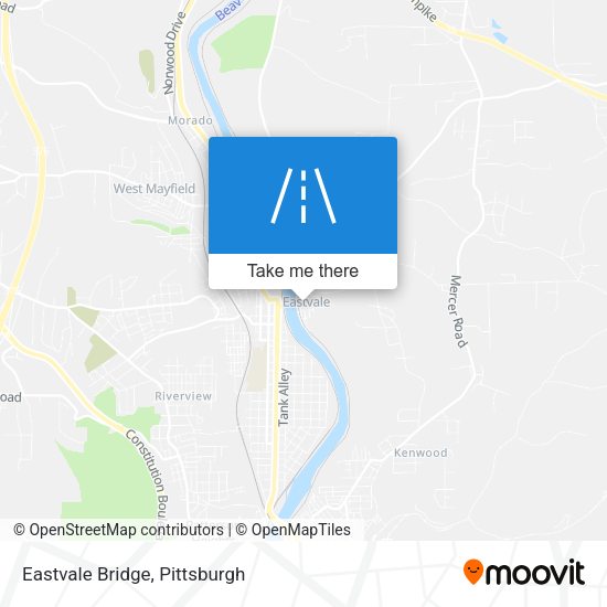 Mapa de Eastvale Bridge