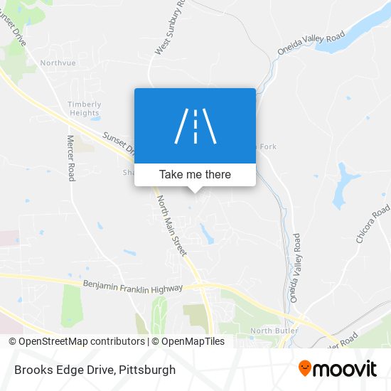 Brooks Edge Drive map