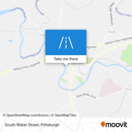 Mapa de South Water Street