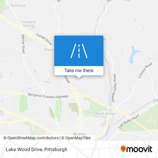 Mapa de Lake Wood Drive