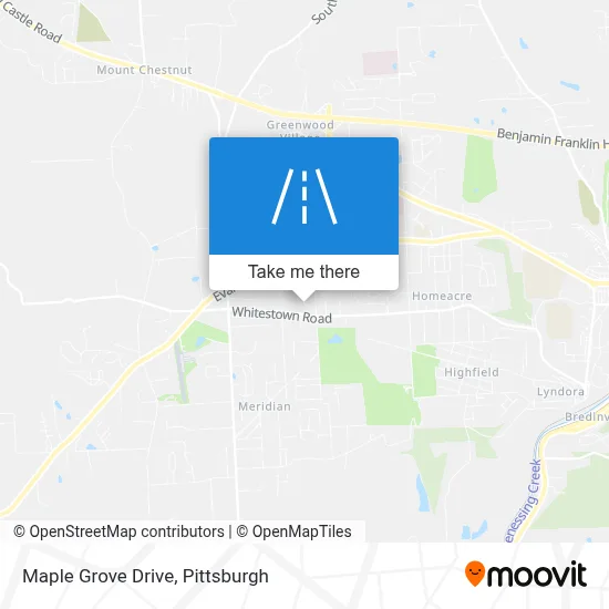 Maple Grove Drive map