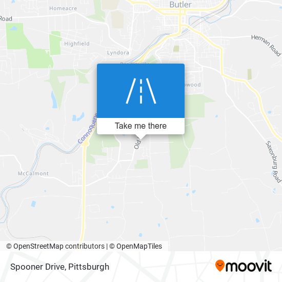 Mapa de Spooner Drive
