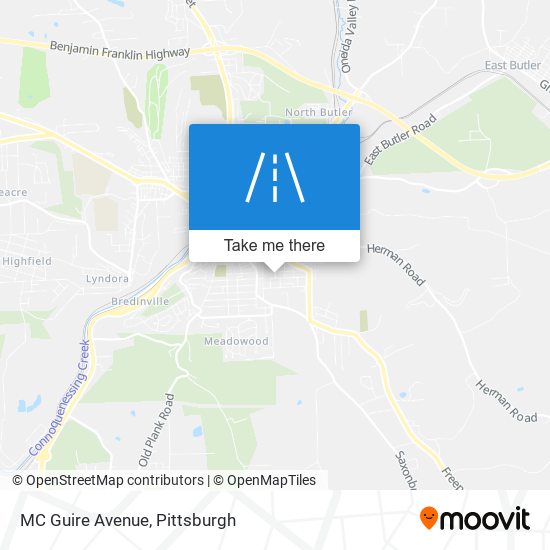 Mapa de MC Guire Avenue