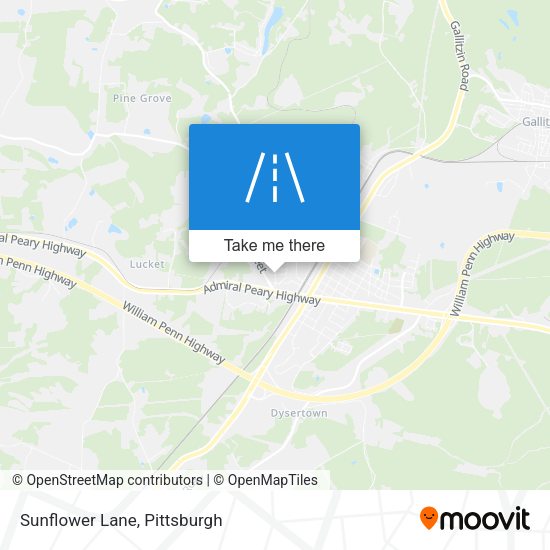 Sunflower Lane map