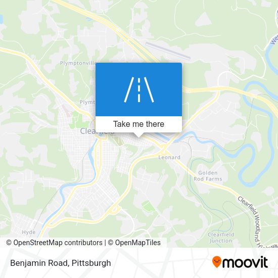 Mapa de Benjamin Road