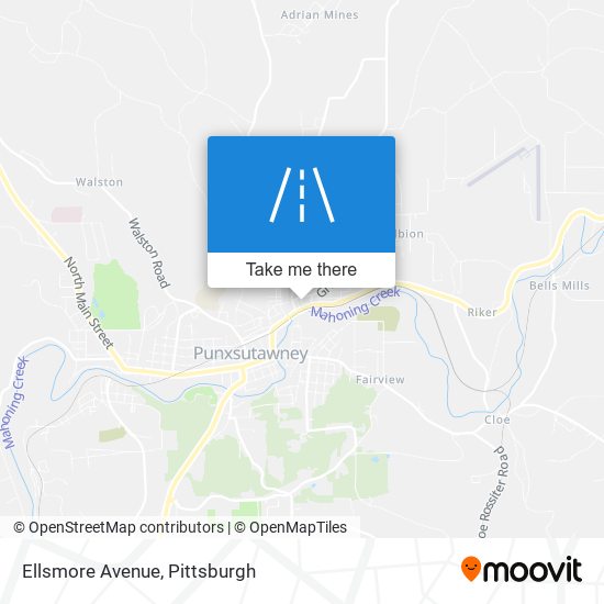 Mapa de Ellsmore Avenue