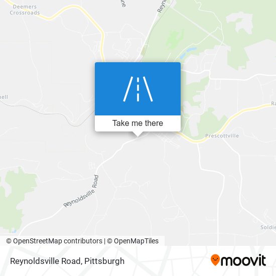 Mapa de Reynoldsville Road