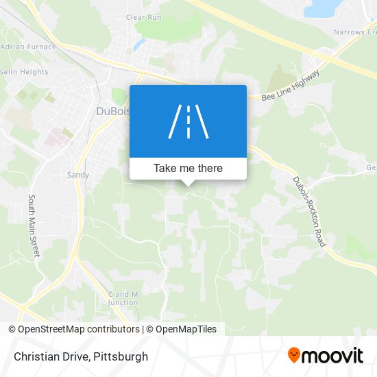 Christian Drive map