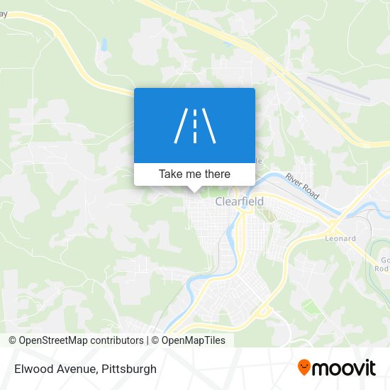 Mapa de Elwood Avenue