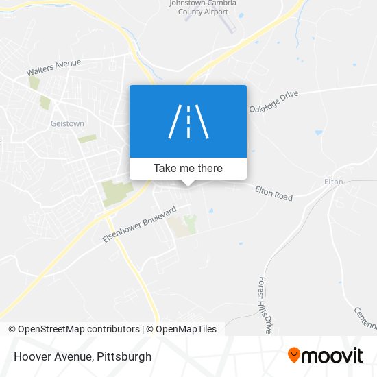 Hoover Avenue map