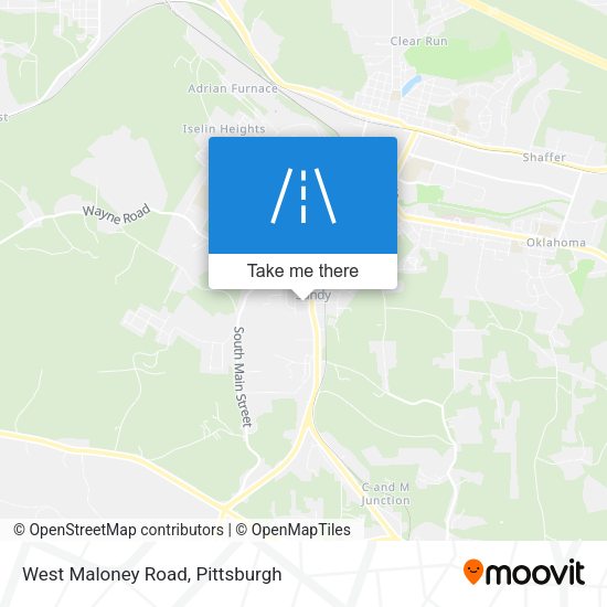 Mapa de West Maloney Road