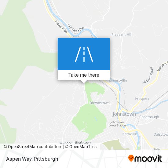 Aspen Way map