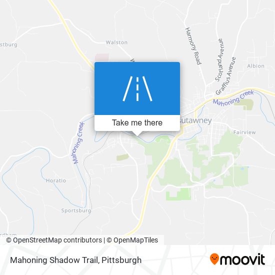 Mahoning Shadow Trail map