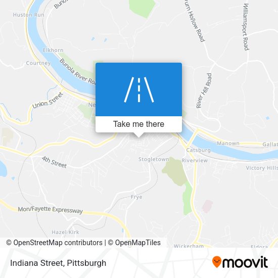 Mapa de Indiana Street