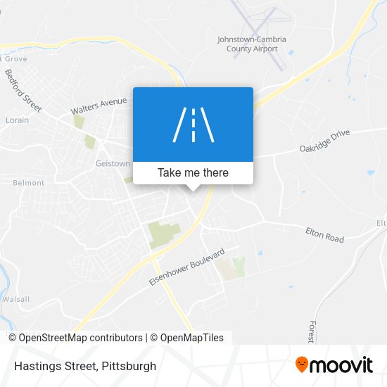 Hastings Street map
