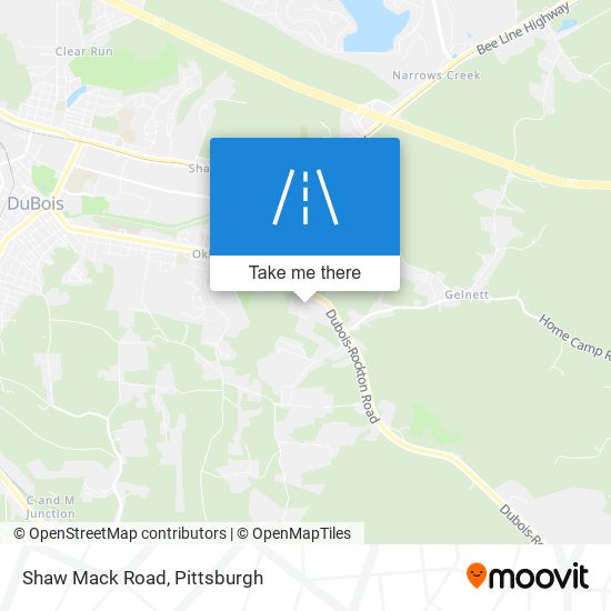 Mapa de Shaw Mack Road