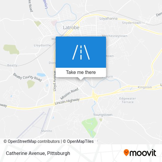 Catherine Avenue map