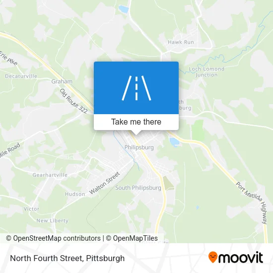 Mapa de North Fourth Street