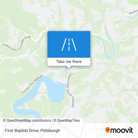 First Baptist Drive map
