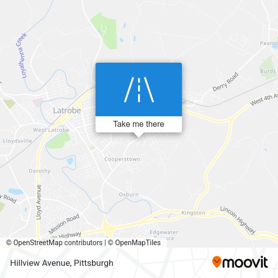 Hillview Avenue map