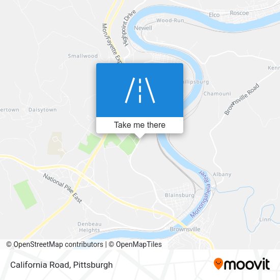 Mapa de California Road