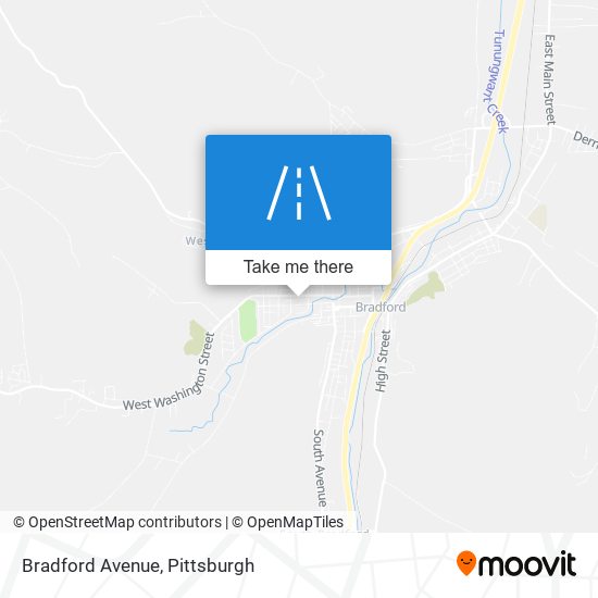 Mapa de Bradford Avenue