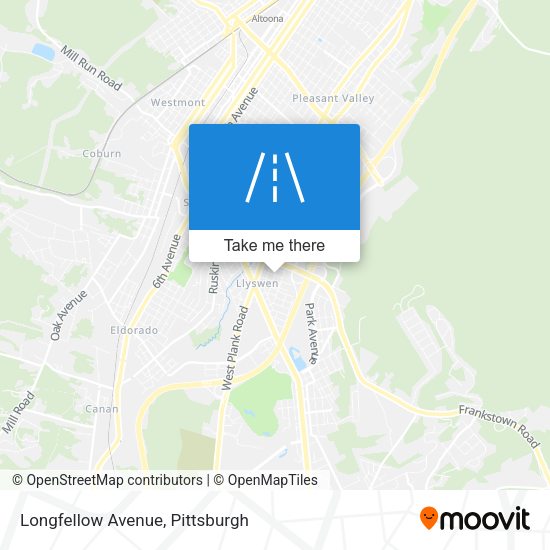 Longfellow Avenue map