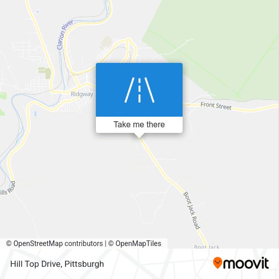 Mapa de Hill Top Drive