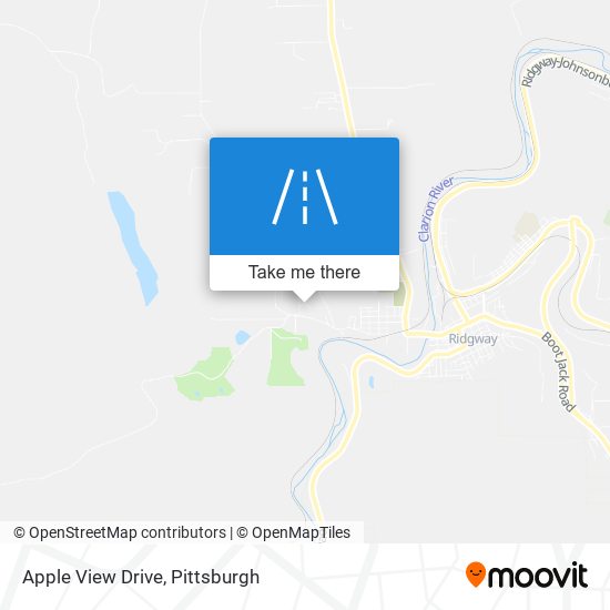 Apple View Drive map