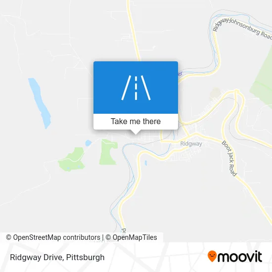 Ridgway Drive map