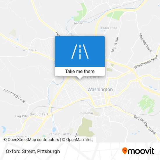 Mapa de Oxford Street
