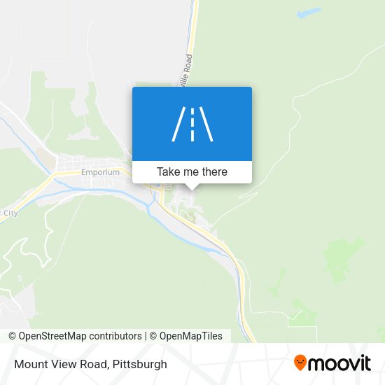 Mount View Road map