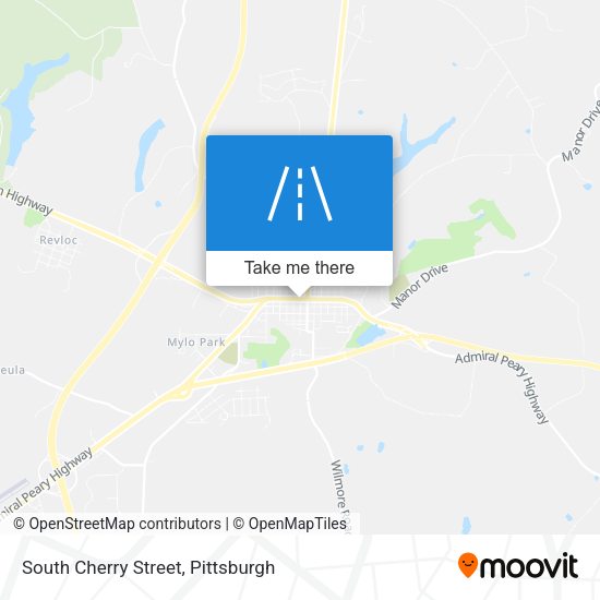 Mapa de South Cherry Street