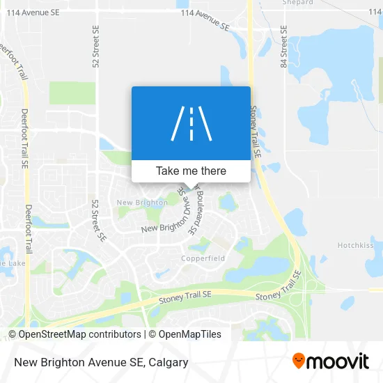 New Brighton Avenue SE map