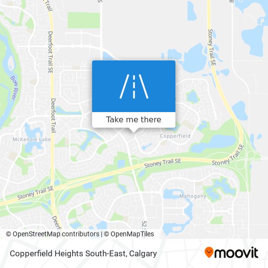 Copperfield Heights South-East map