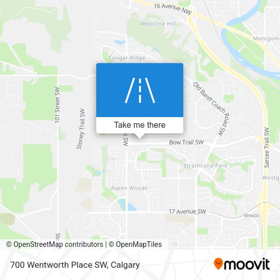 700 Wentworth Place SW map